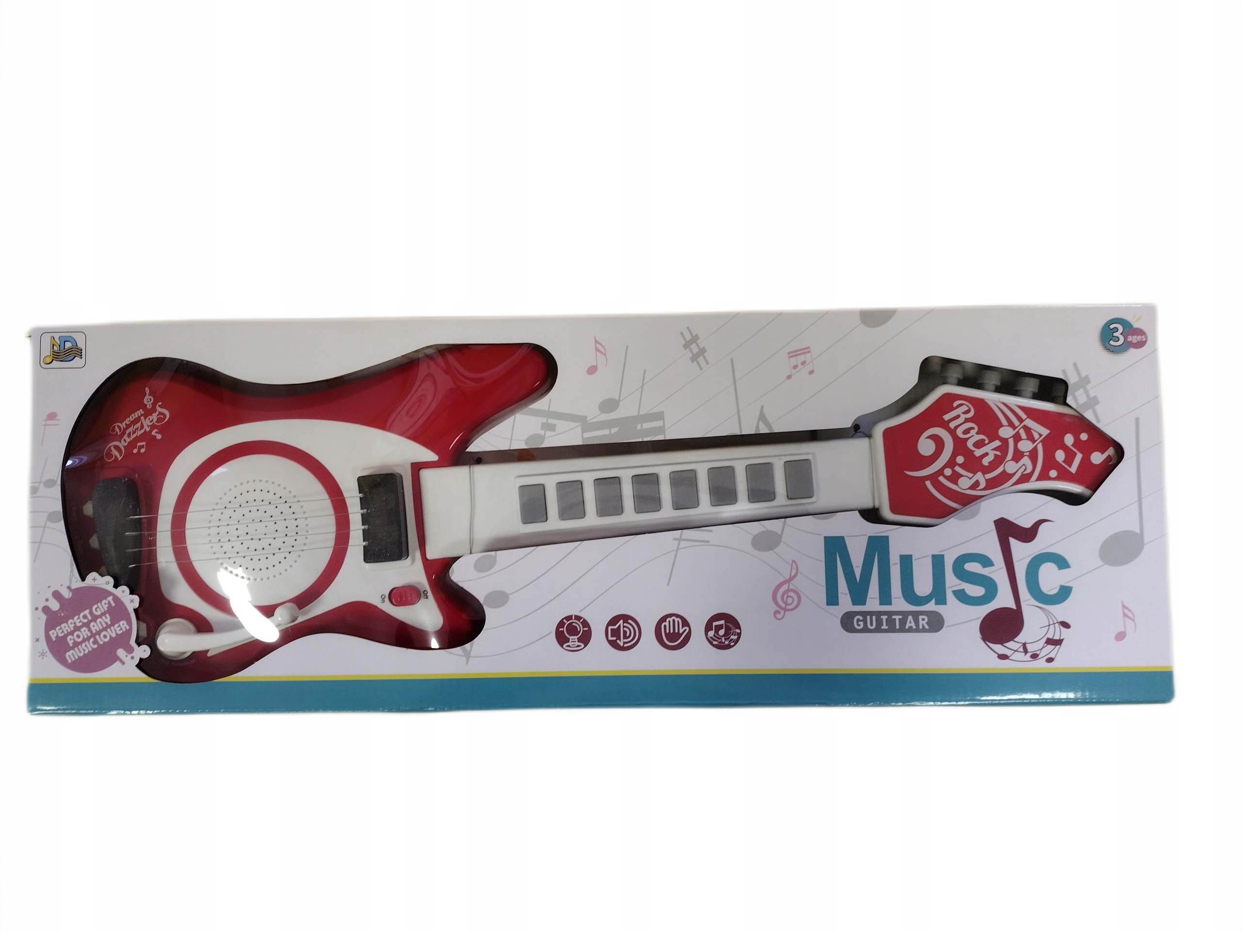 Gitara elektryczna B/O 59x20,5x5,5cm 7577