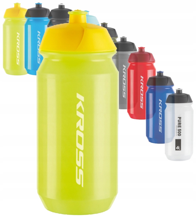 BIDON Kross Pure 500 ml z UCHWYTEM ROWEROWYM Grid Marka Kross