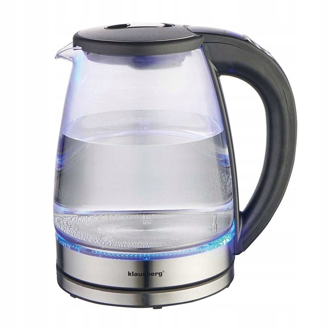 Skleněná Elektrická Konvice 1,8 L Klausberg KB-7887 Led Rgb