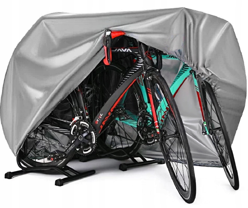 DUŻY POKROWIEC NA DWA ROWERY WODOODPORNY DOPASOWANY PLANDEKA ROWEROWA