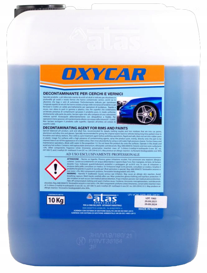 Oxycar 10KG Od Čistenia Diskov Ph Neutr Alne Deironizer Odstraňuje Z Laku