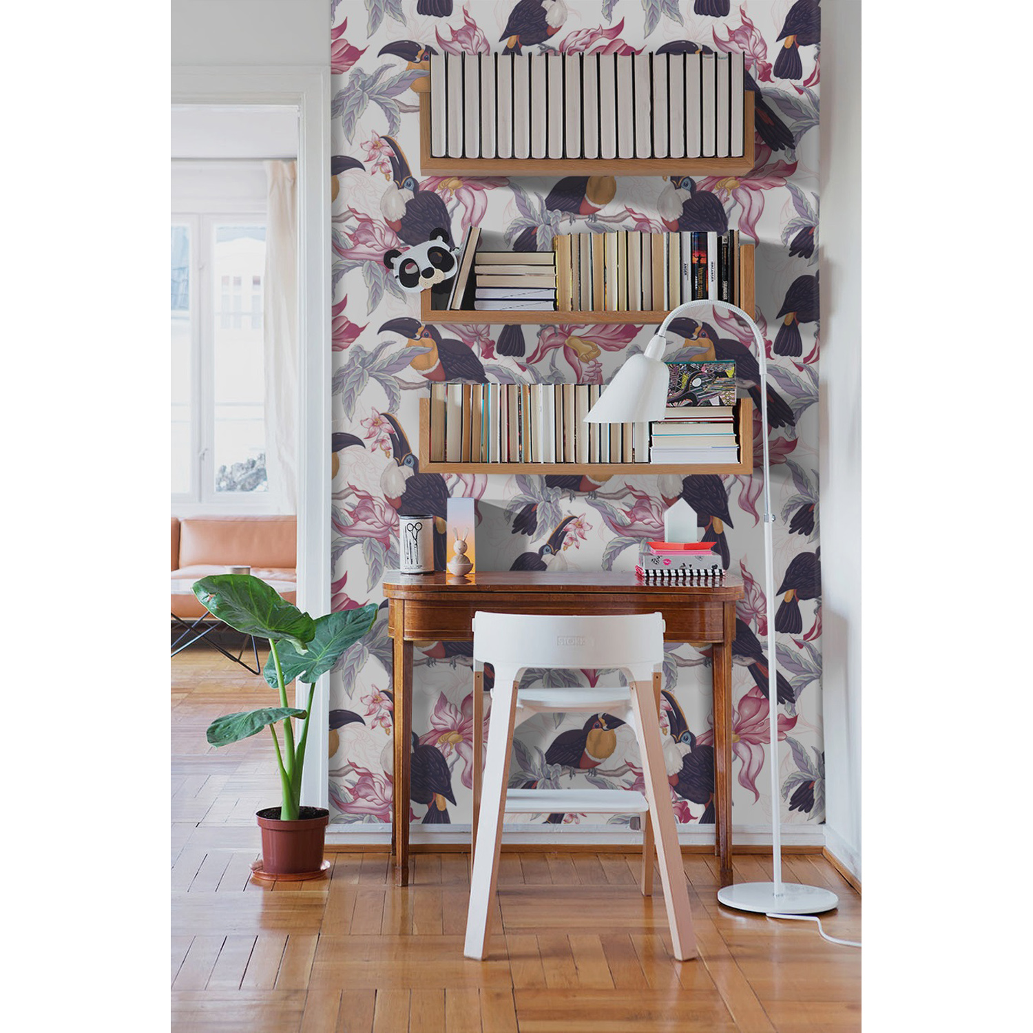 

Samoprzylepna fototapeta Tropikalny ptak 360x250cm