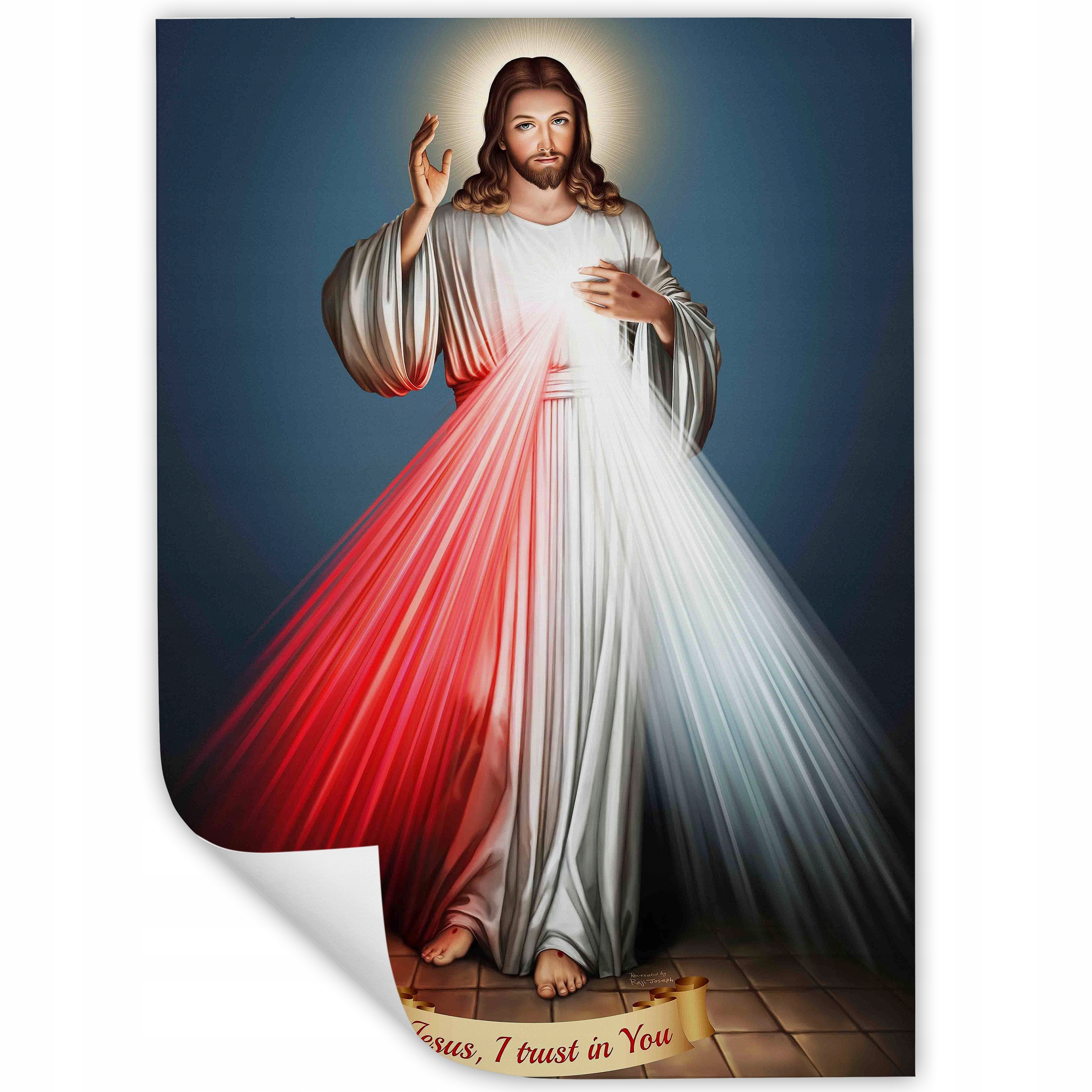 

Obraz Plakat 32x45 Jezus Miłosierny Religia