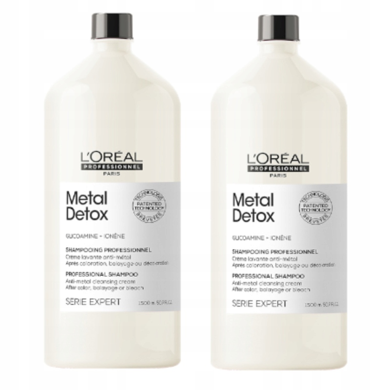 Loreal Metal Detox Šampon 2x 1500 ml čistící od kovů