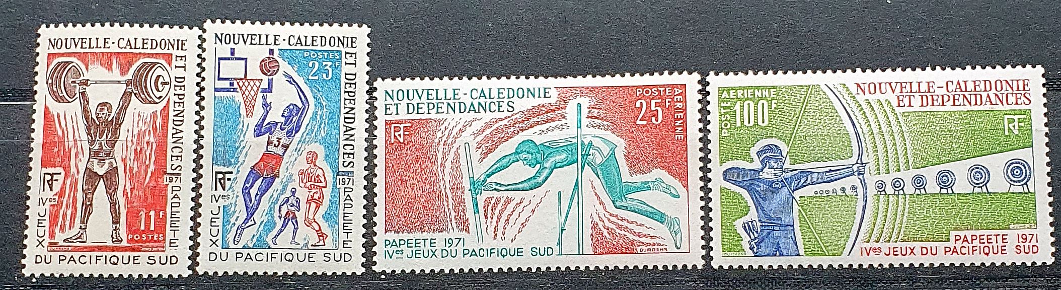 KOLONIE FRANCUSKIE NOWA CALEDONIA **/* 1971 MI 503-506