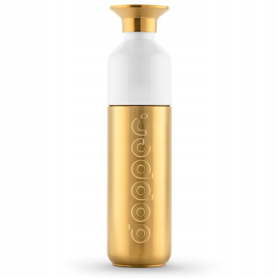 Metalická nerezová láhev na pití Dopper 490ml Gold