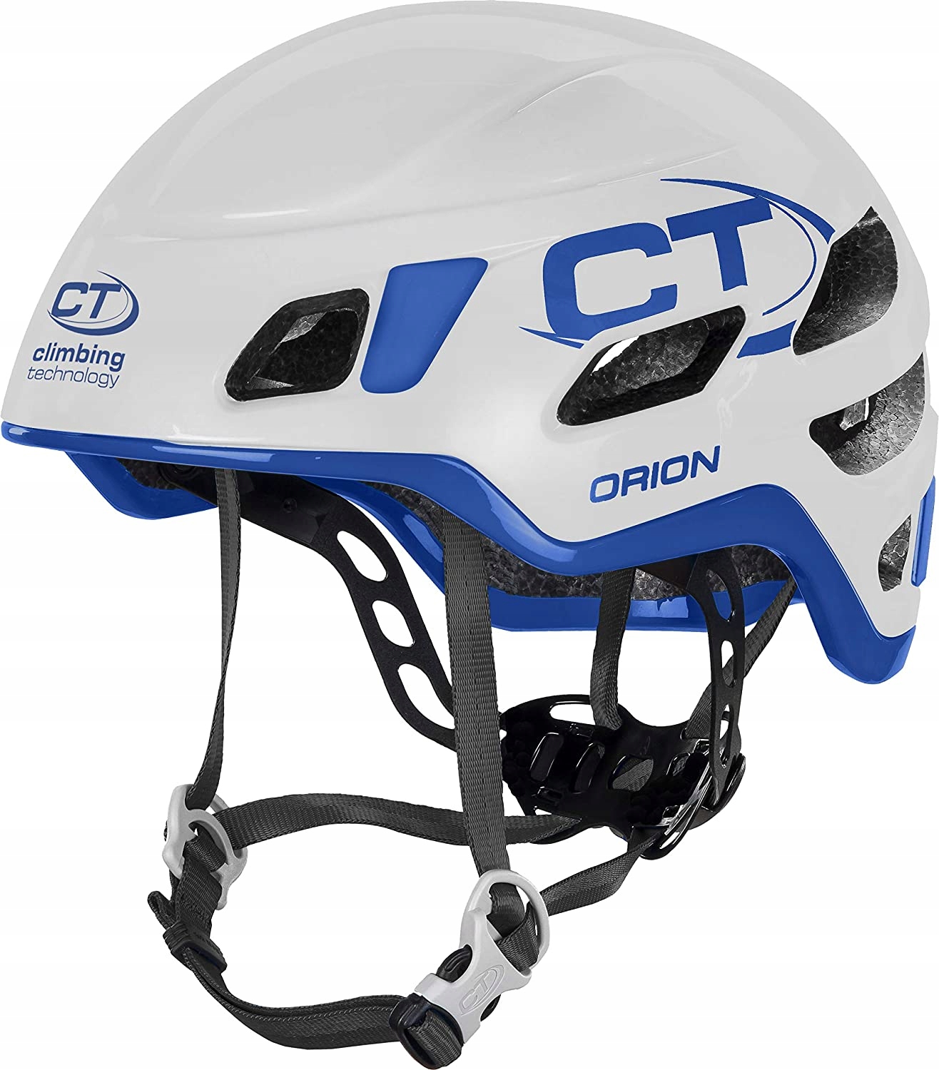 Kask wspinaczkowy Climbing Technology Orion, white/blue 52-56 cm
