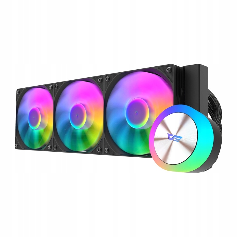 Vodní chlazení Aio Darkflash DG360 360 mm Argb Cpu Intel Amd Procesor