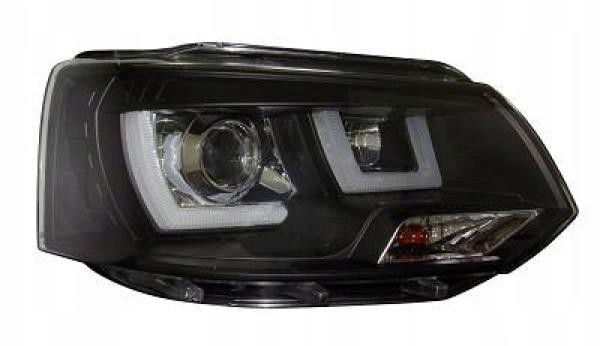 Lampy przód VW T5 09-15 Clear/Czarne 3D Light BAR