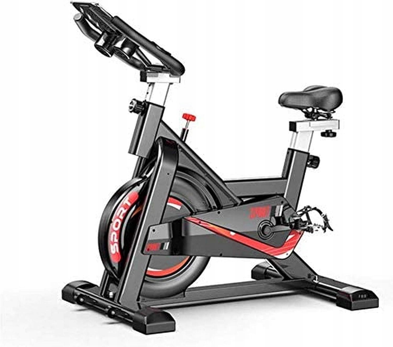 OMaju Rower Spinningowy Treningowy Stacjonarny Domowy Regulowany do 170 kg