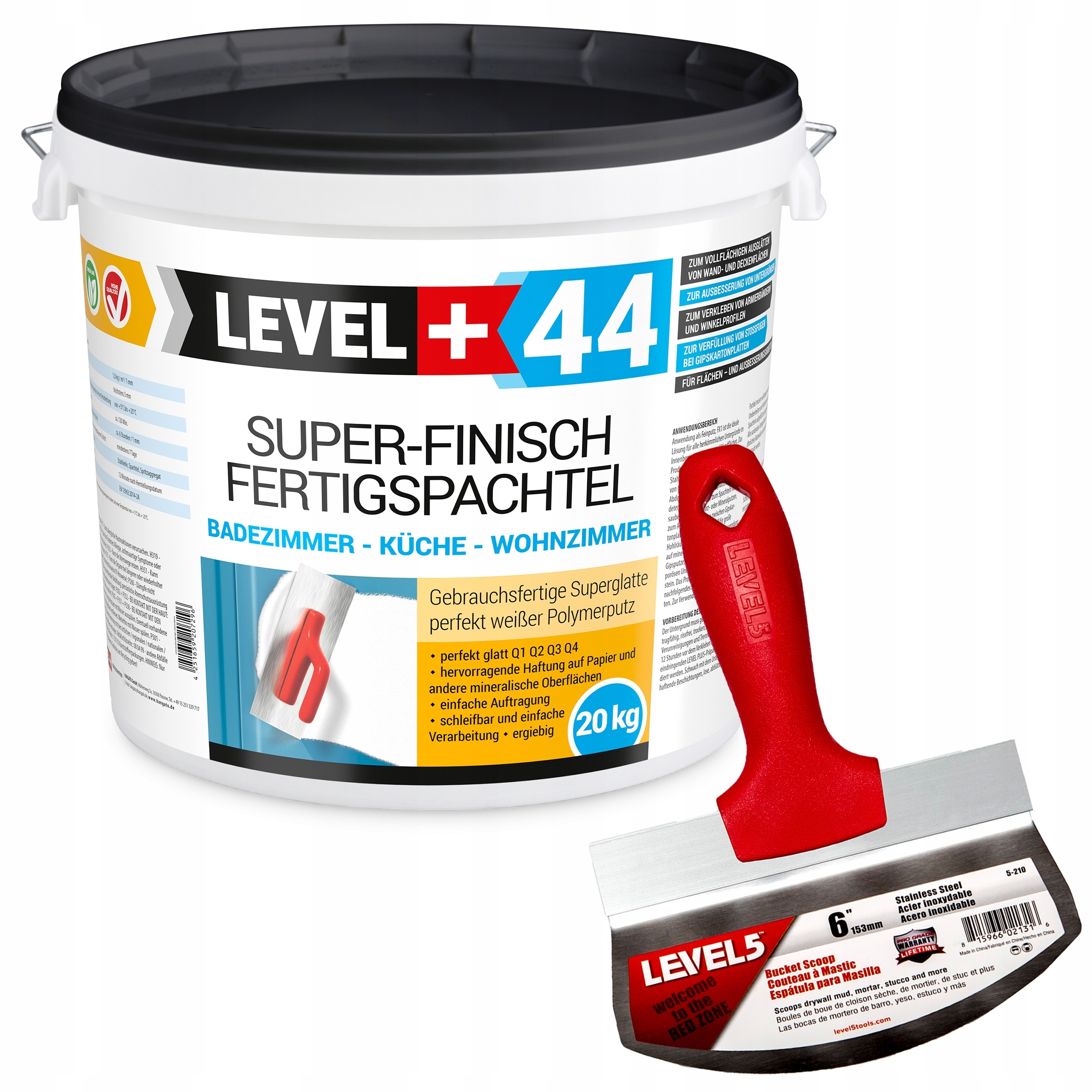 Hladítko hotové 20 kg Škrabka pro Wiader