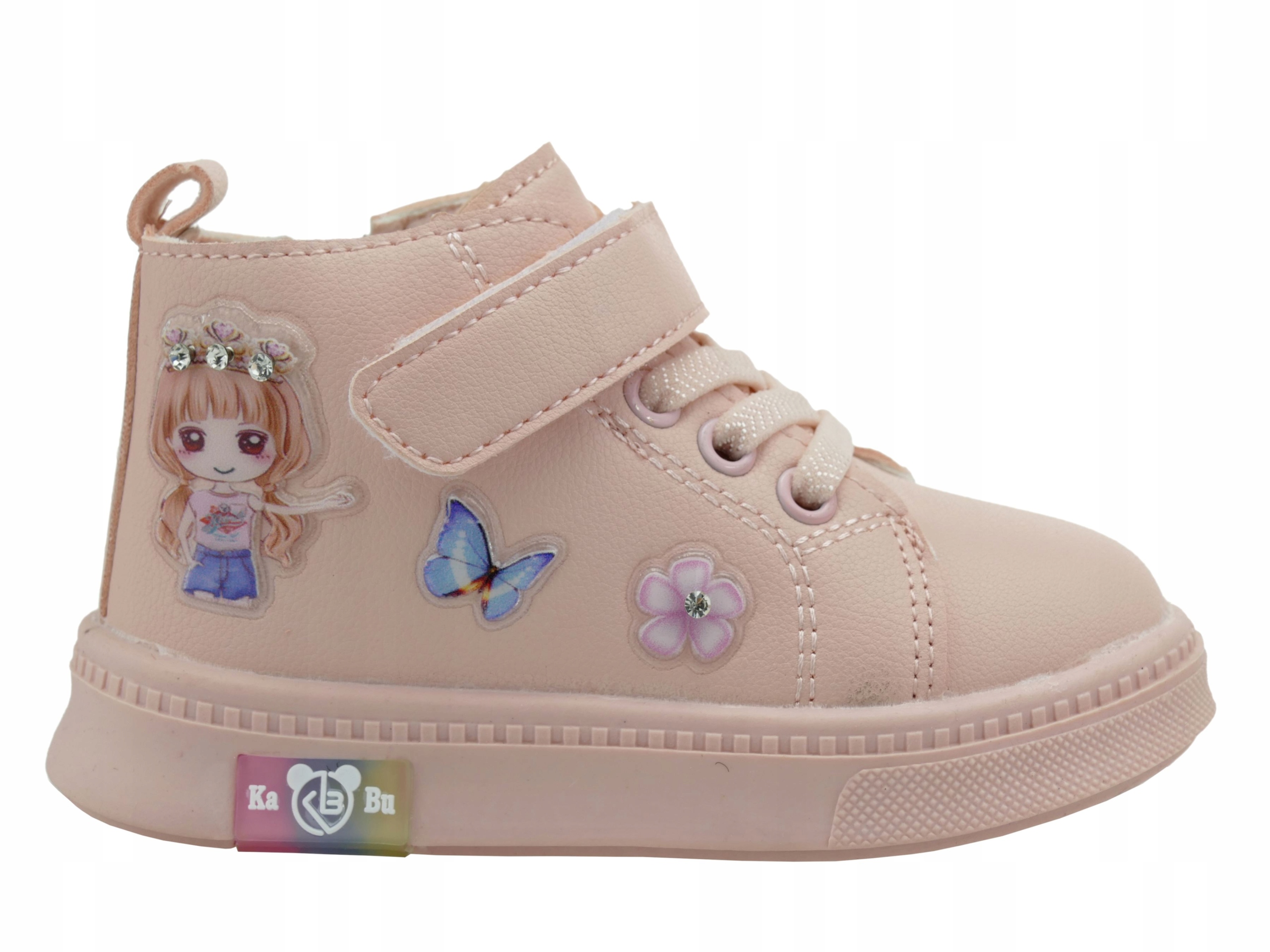 DZIEWCZĘCE TRZEWIKI PÓŁBUTY DZIECIĘCE BOTKI BUTY PRZEJŚCIOWE LEKKIE R. 24 Marka Clibee