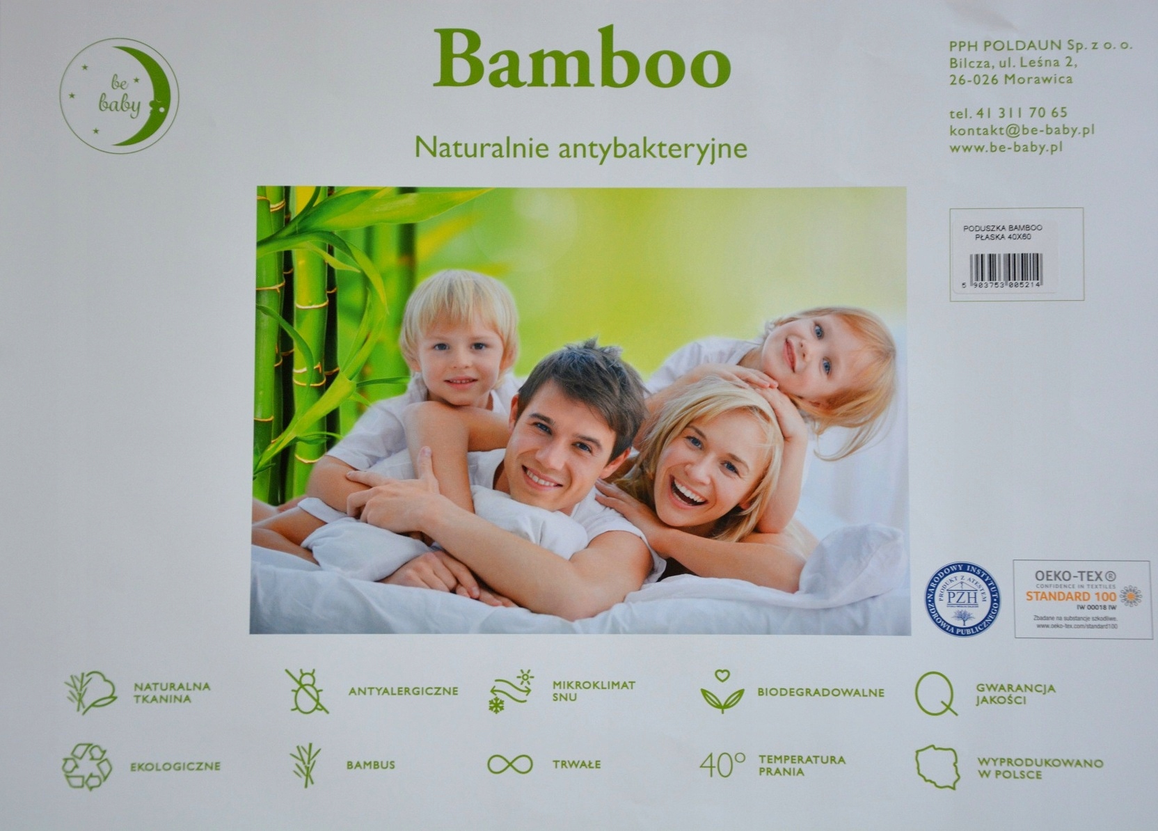 Kołdra BAMBUSOWA antyalergiczna LETNIA 160x200 Producent wyrobu medycznego brak informacji