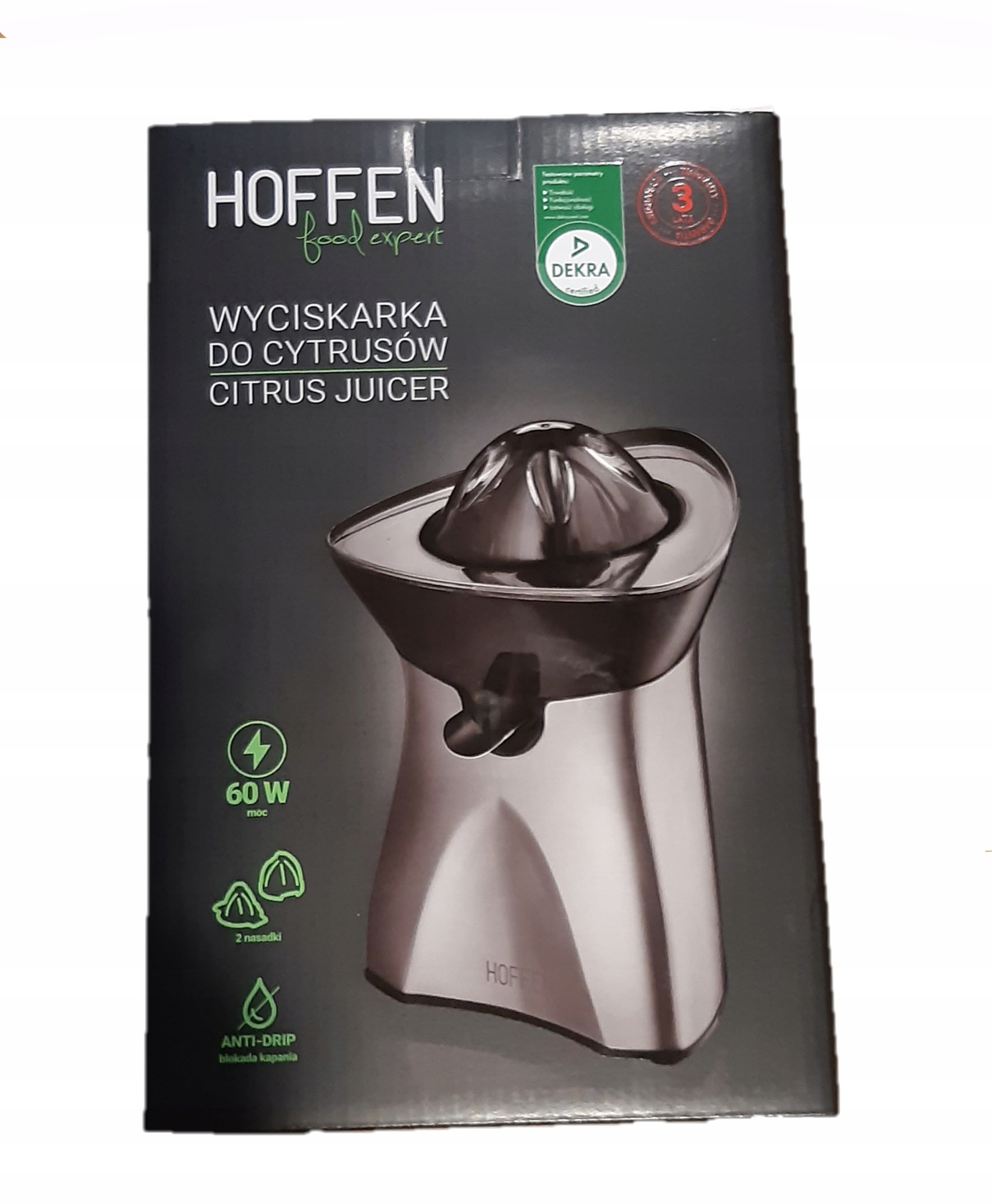 

Wyciskarka do cytrusów Hoffen AK-1312
