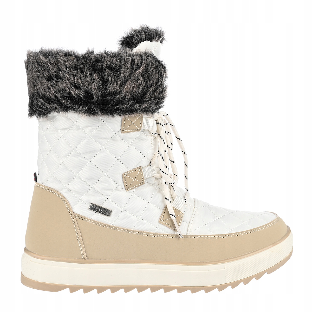 Dámské zateplené zimní sněhule s kožíškem Vertigo Croup Béžová 38