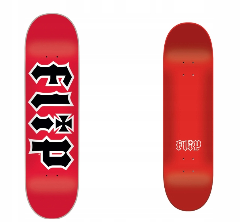 Blat Pro Skateboard Hkd Red Stained 8.0" x 31.50" Flip Deck (FLDE0022B013)