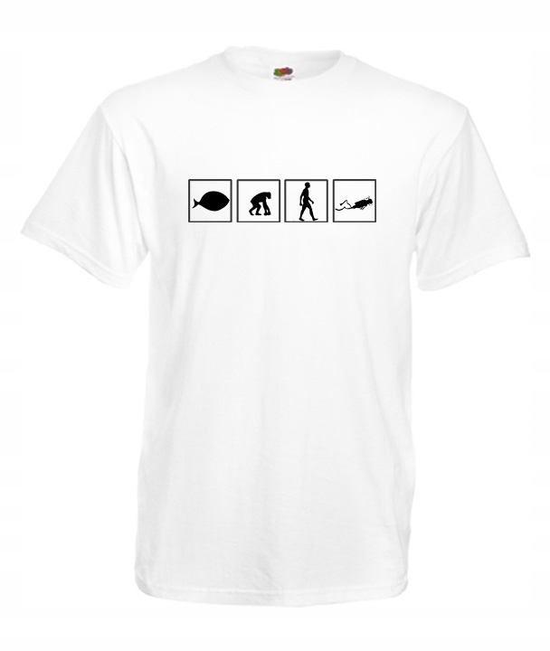 

XL Koszulka Męska Nurek Nurkowanie Dive Ewolucja