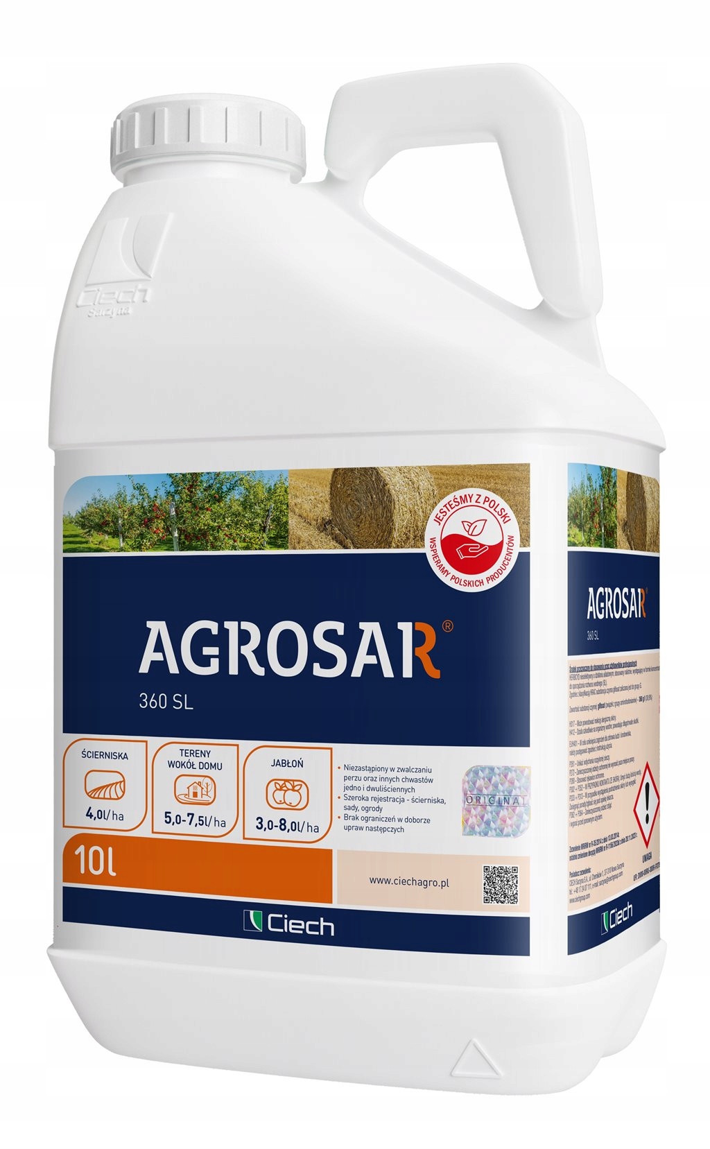 Agrosar 360 Sl 10 L Skuteczny I Sprawdzony Herbicyd Qemetica