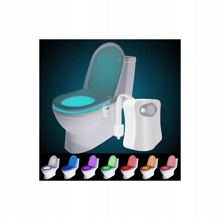LAMPKA LED do WC TOALETY CZUJNIK RUCHU ZMIERZCH Typ czujnik