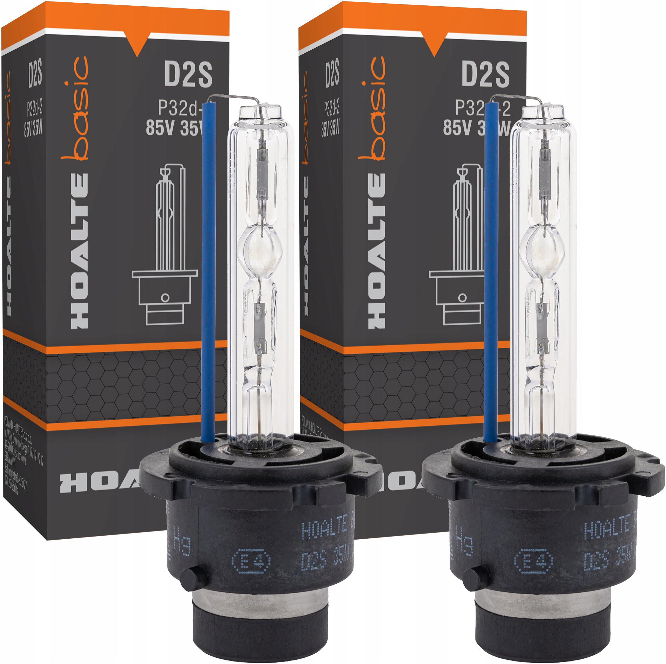 2x Żarówka Żarnik Xenon Ksenon D2S 8000K 35W 85V Hoalte Homologacja Komplet