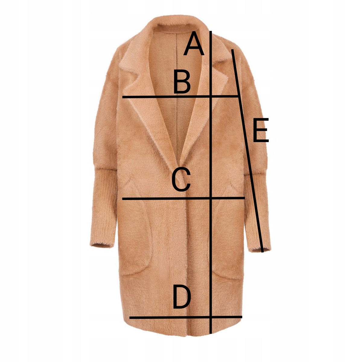 PŁASZCZ ALPAKA KOŁNIERZ WEŁNA KOLOR WRZOSOWY Kolor fioletowy