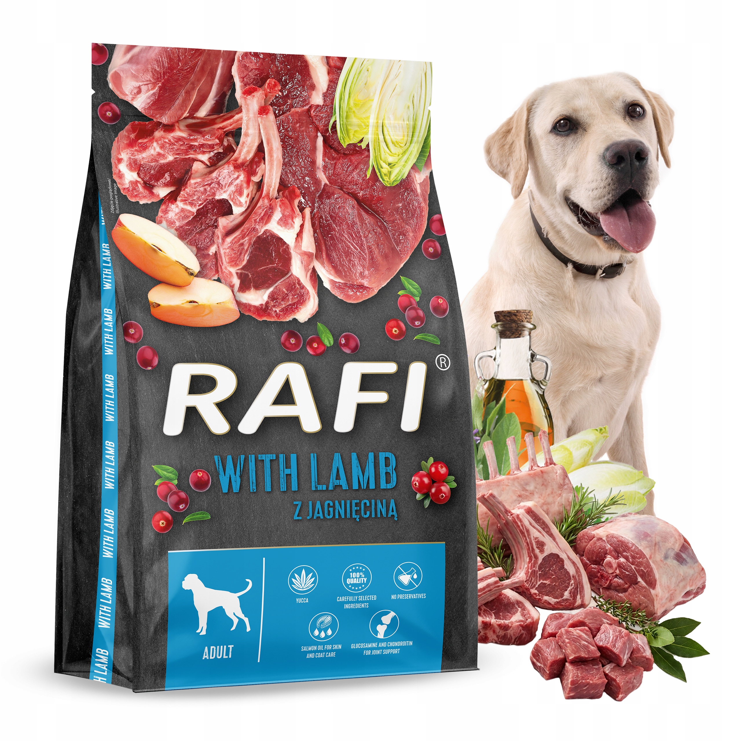 Rafi Adult Lamb 10kg dla dorosłych psów