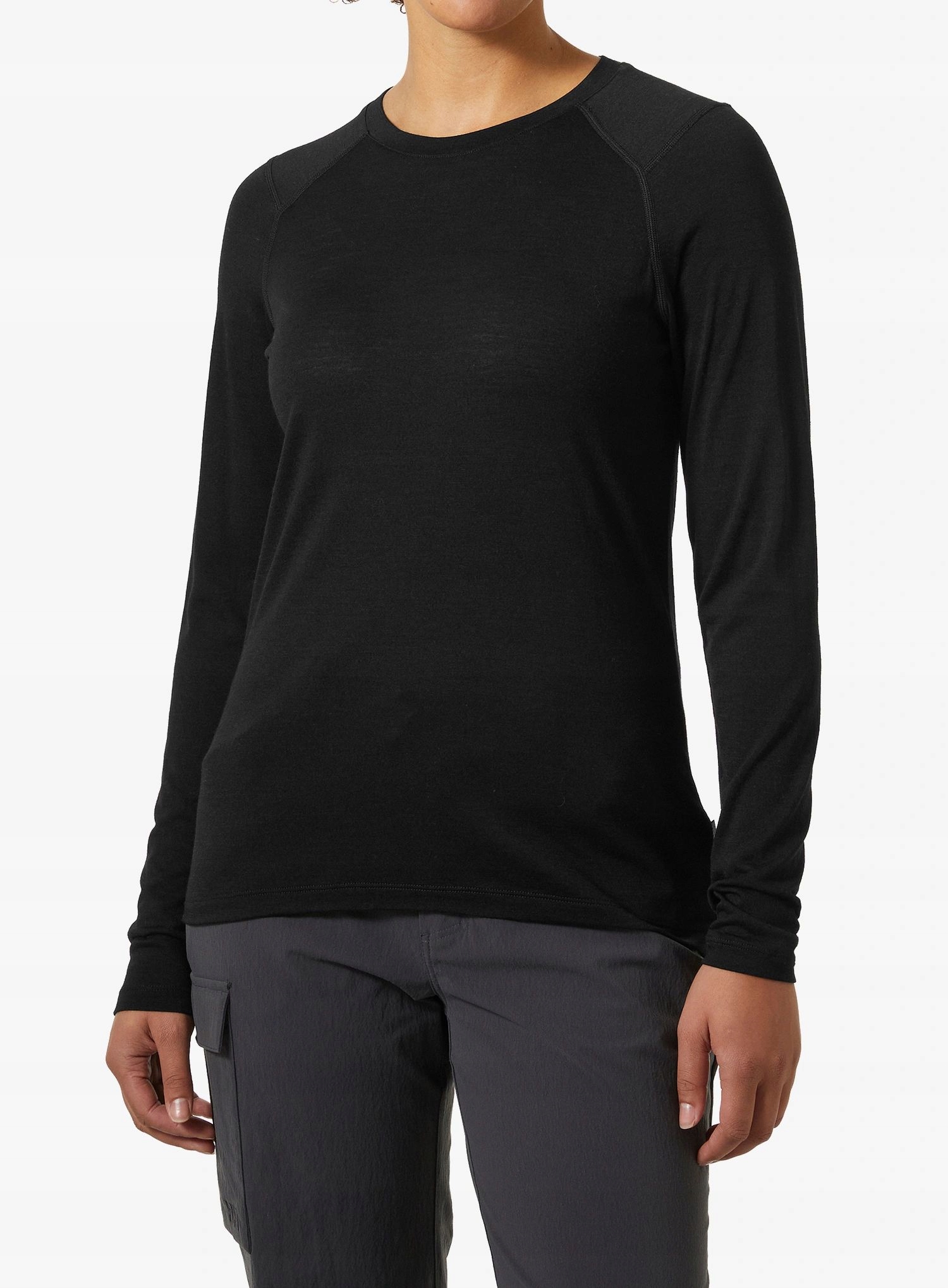 Bluza termoaktywna damska Helly Hansen Durawool Crew Ls blk