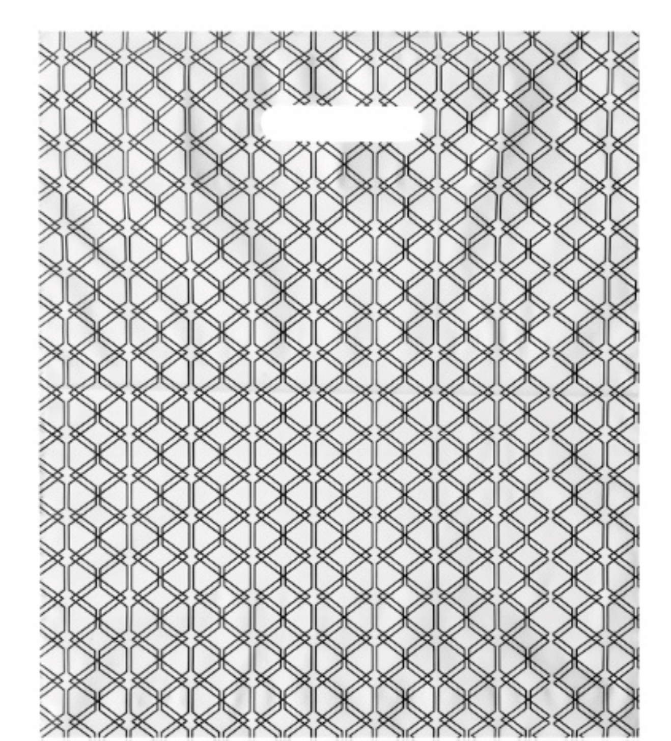 

Reklamówki Foliowe Torby Zygzag Biały 40x45 50szt