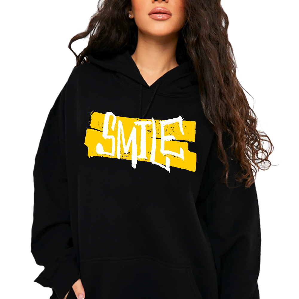 Černá bavlněná mikina s Mikina S Kapucí módní Dárek , Vel S