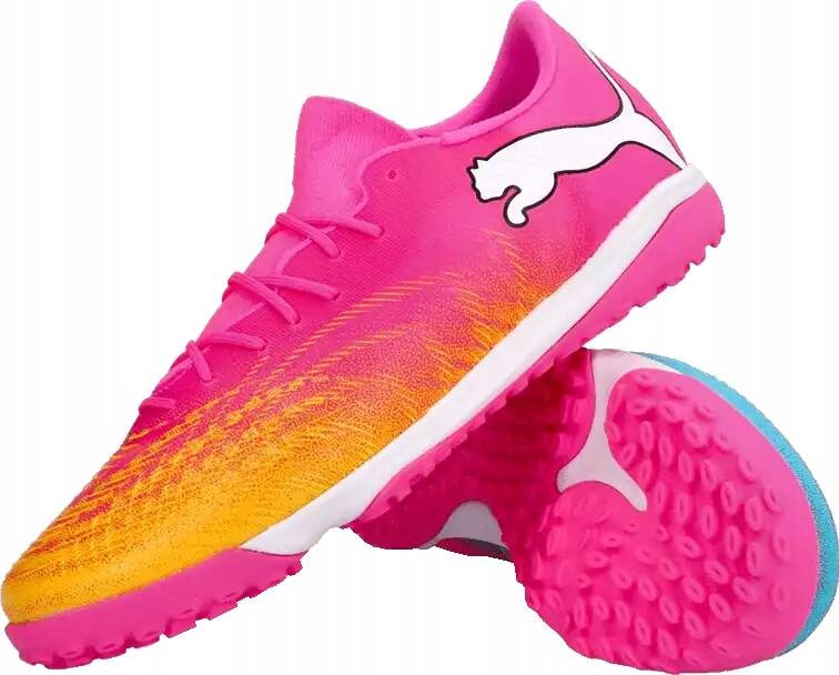 Pánské kopačky turfy Puma Future 9 Match Low Tf růžové