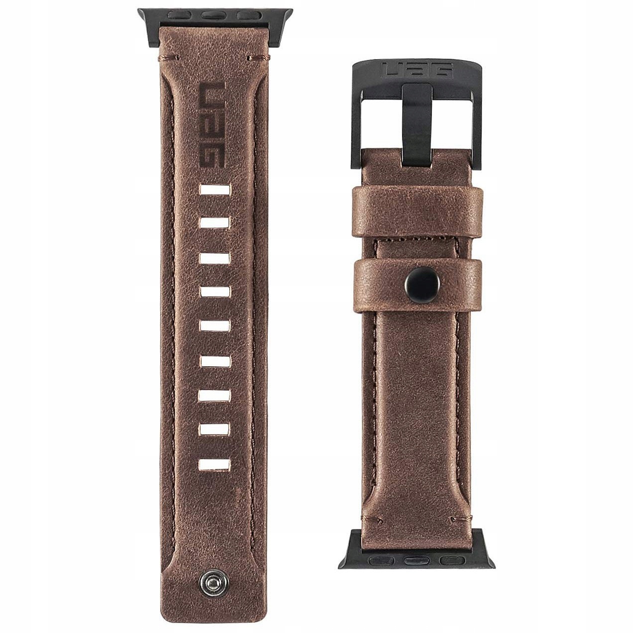 Pasek Uag Leather do Apple Watch 44 42 MM Brown