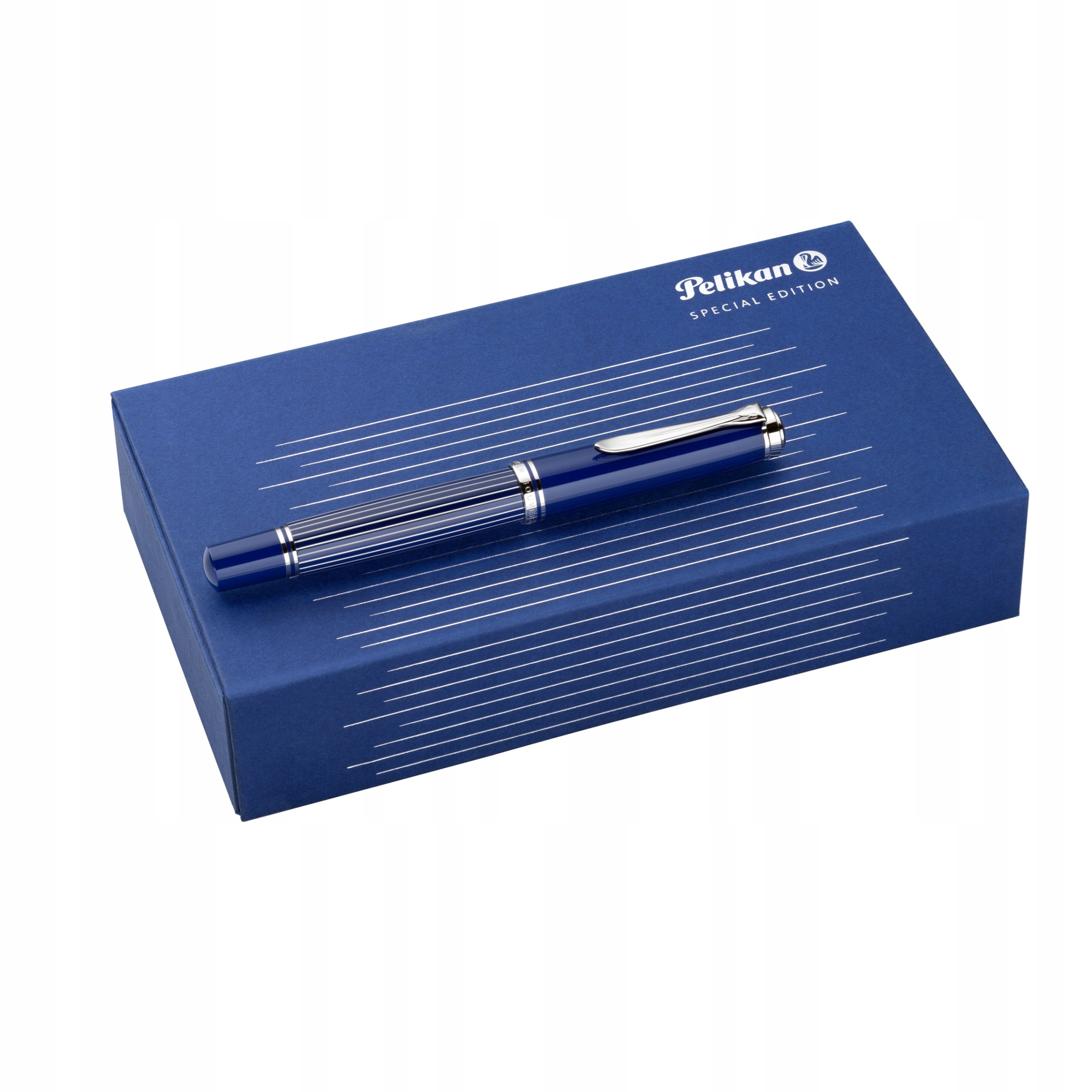 Pelikan pióro wieczne B M815 Metal Striped Blue Special Edition