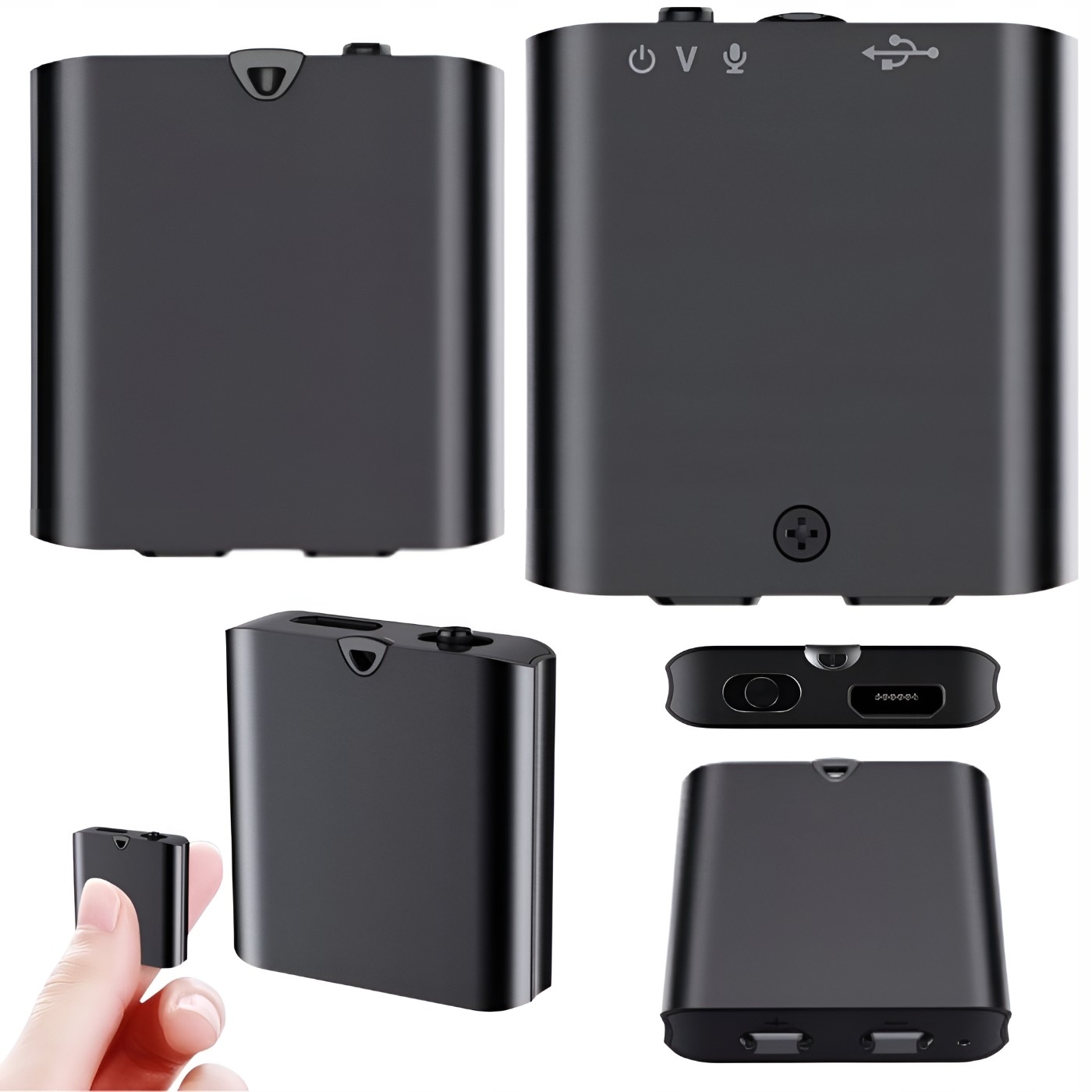 Nejmenší špionážní odposlech štěnice mini k ukrytí 3 cm malý 8 Gb