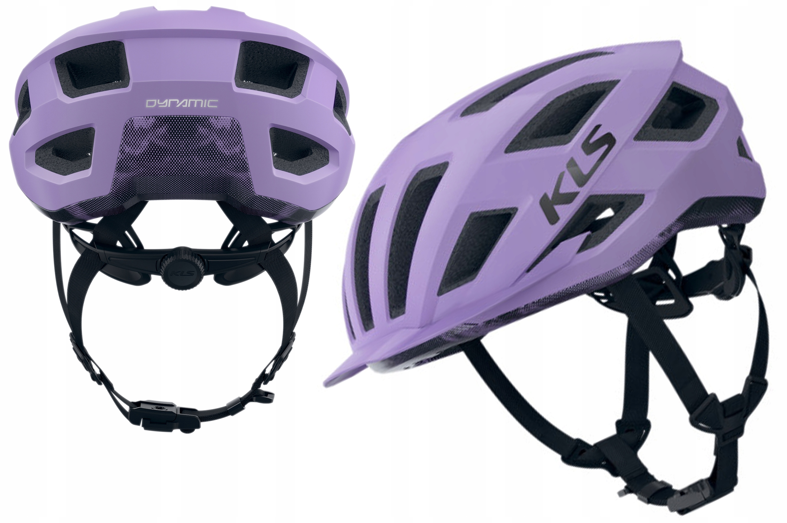 Kask Rowerowy lekki Kellys Dynamic II Lilac Purple S/m 52-55 cm