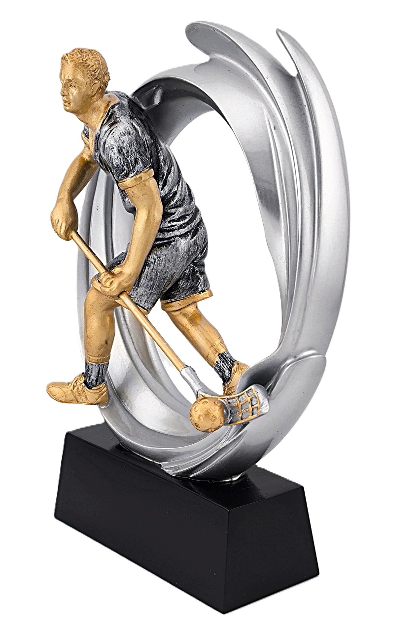 DRX013 x3szt Statuetka Unihokej seria Wow !, wysokość H-170mm, W-120mm