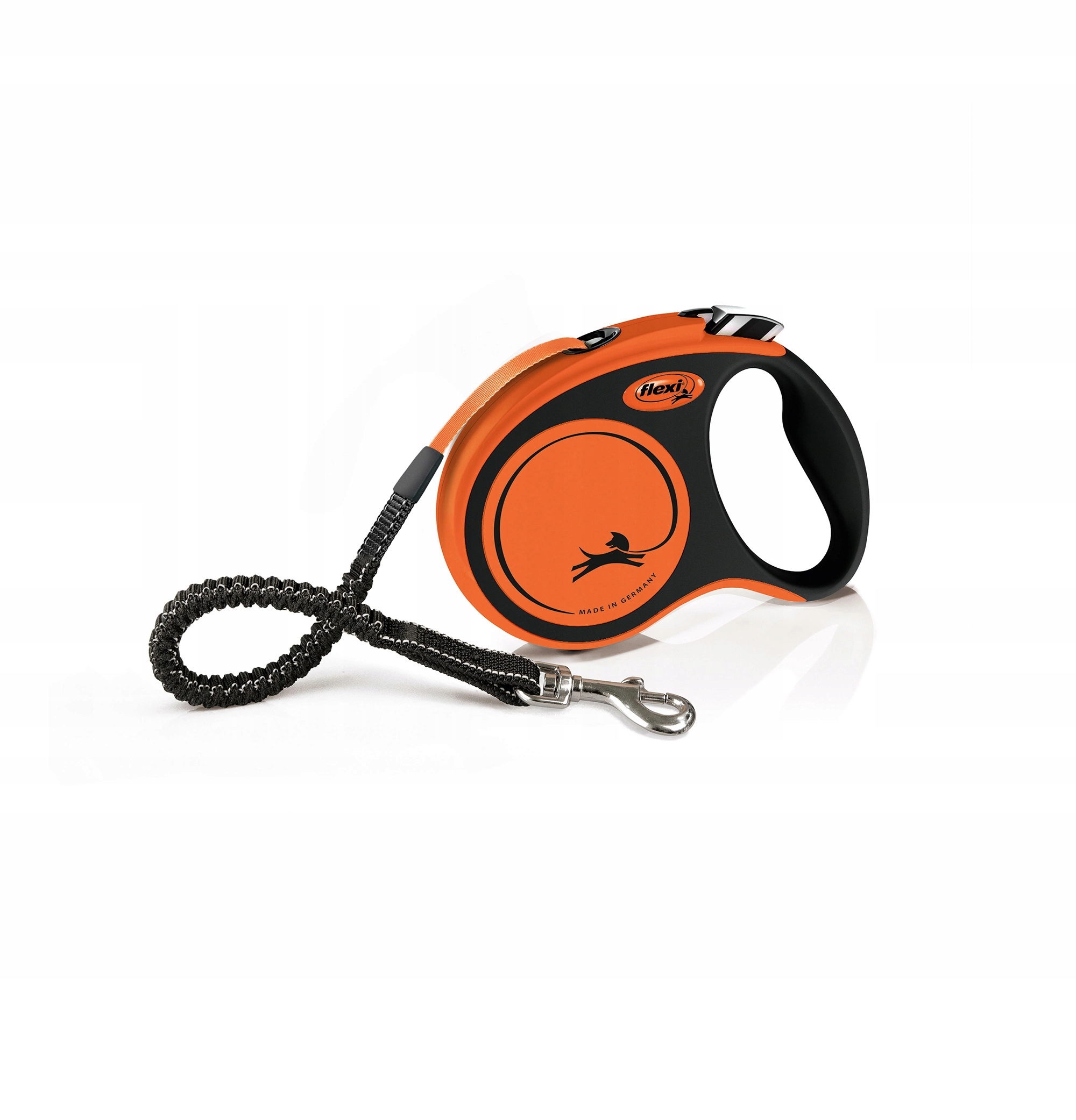 Levně flexi Xtreme M popruh 5m, oranžová do 35kg s pružným Soft-Stop páskem