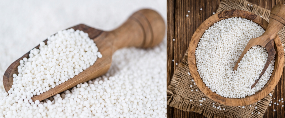 TAPIOKA GRANULKI 1KG SKROBIA MANIOK PEREŁKI! Marka Bakaliano