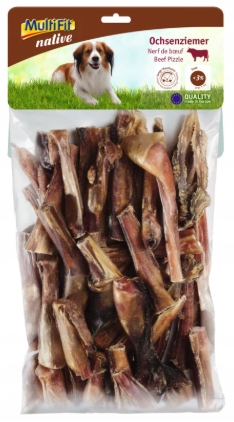 Krmivo pro psy MultiFit native Hovězí penisy 1 kg