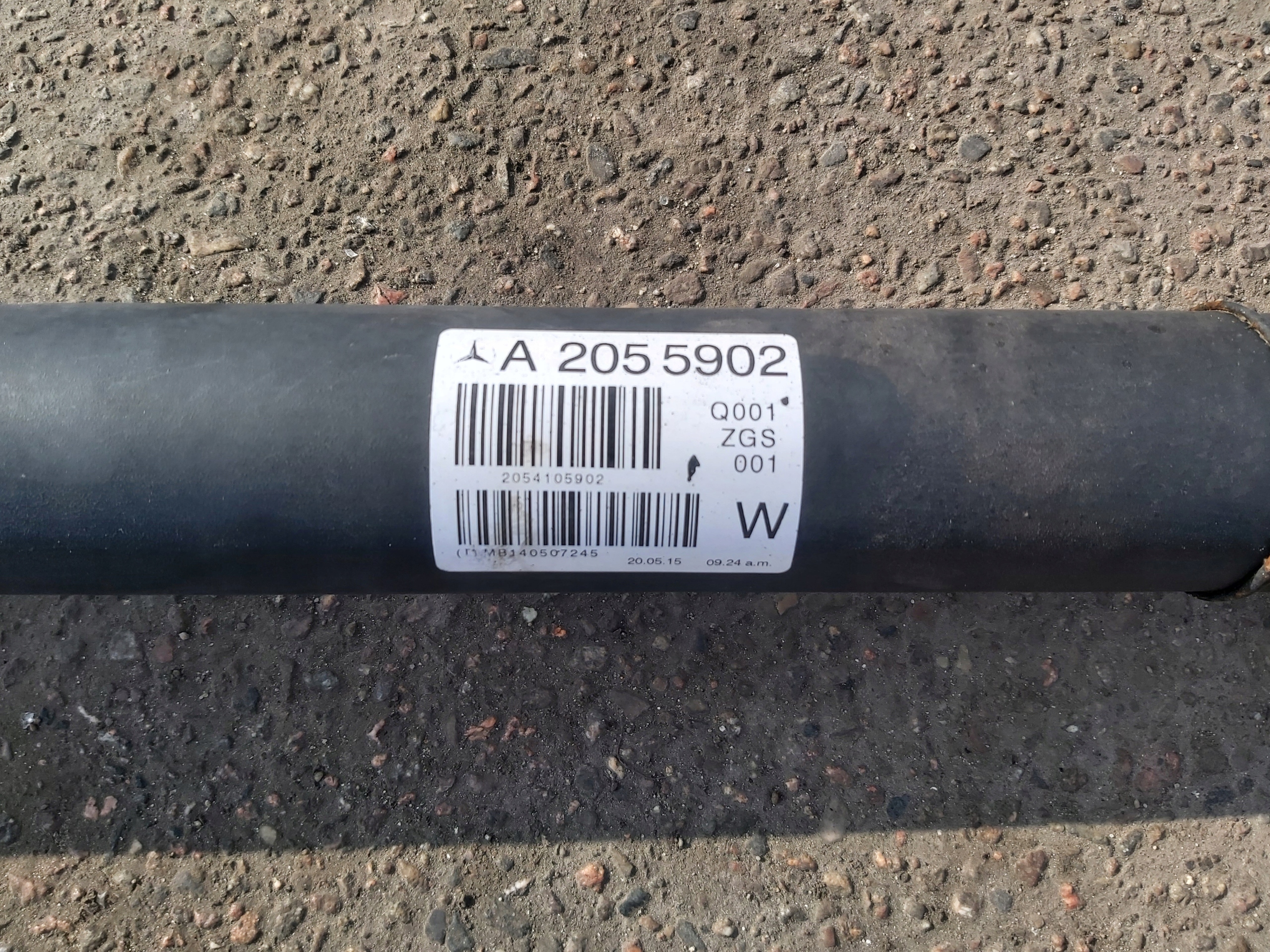 cardan 2054105902 MERCEDES W205 2.2CDI BDB