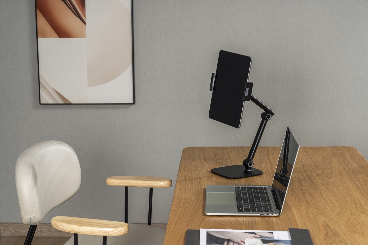 Uchwyt na Tablet Telefon stojący do 13 CALI Spacetronik stojak czarny Marka Spacetronik