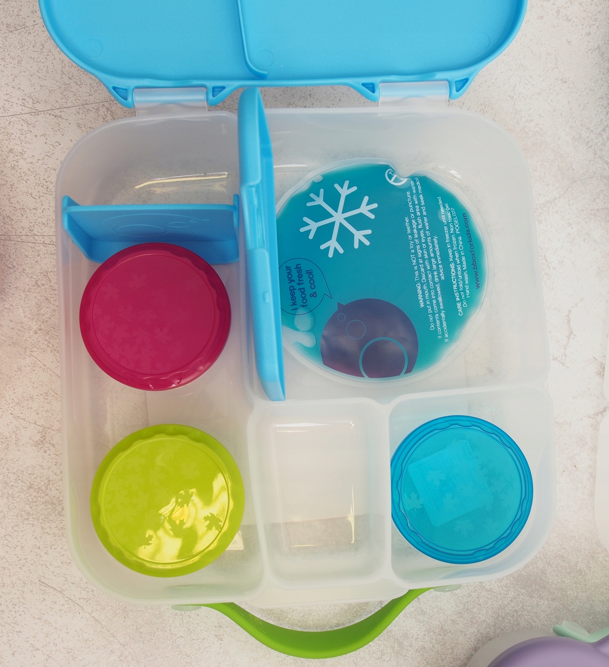 Lunchbox B.Box Strawberry+bidon Helix Sistema RÓŻ z pojemnikiem Płeć chłopcy dziewczynki