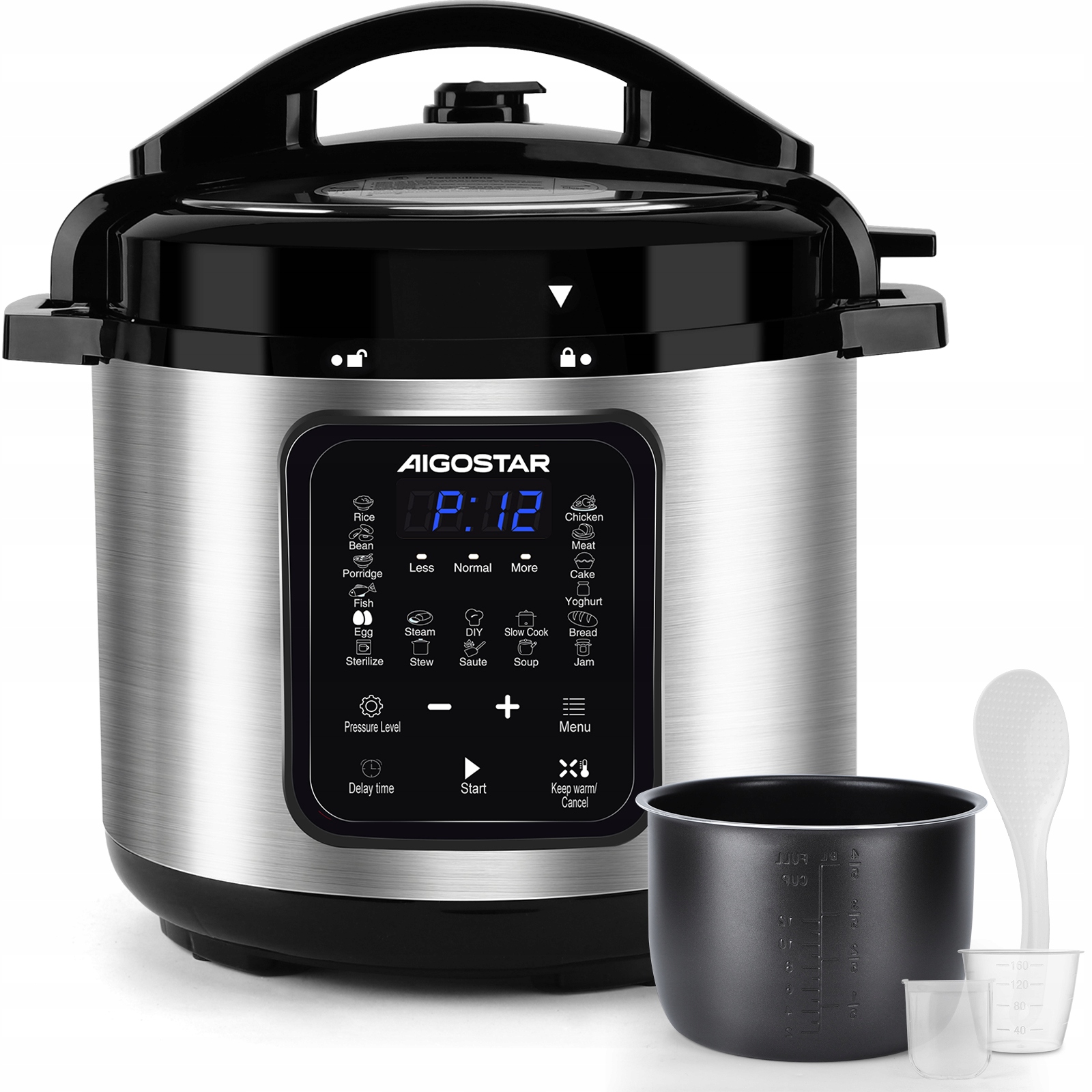 Multicooker Parowar Szybkowar Kombiwar 18 Funkcji Led 6L 1000W