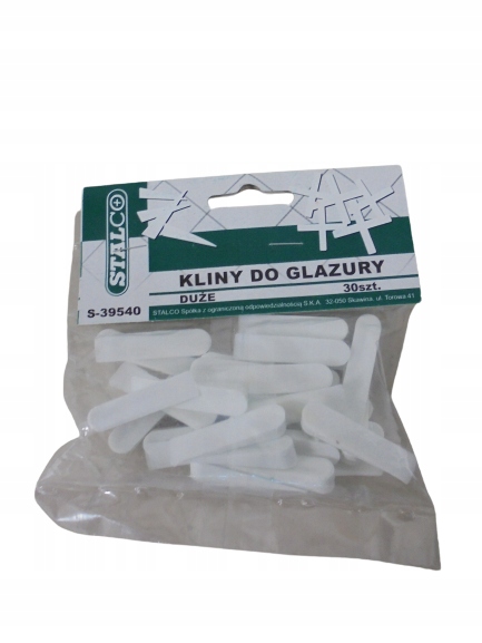 

Kliny Do Glazury Płytek Stalco Duże 30 szt