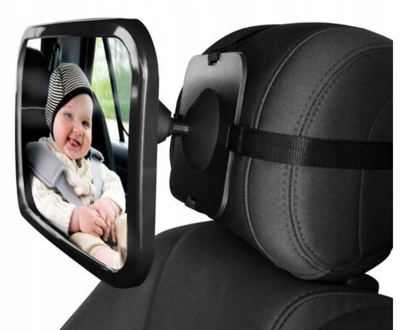 LUSTERKO DO OBSERWACJI DZIECKA W SAMOCHODZIE - WYRAŹNE I BEZPIECZNE CE