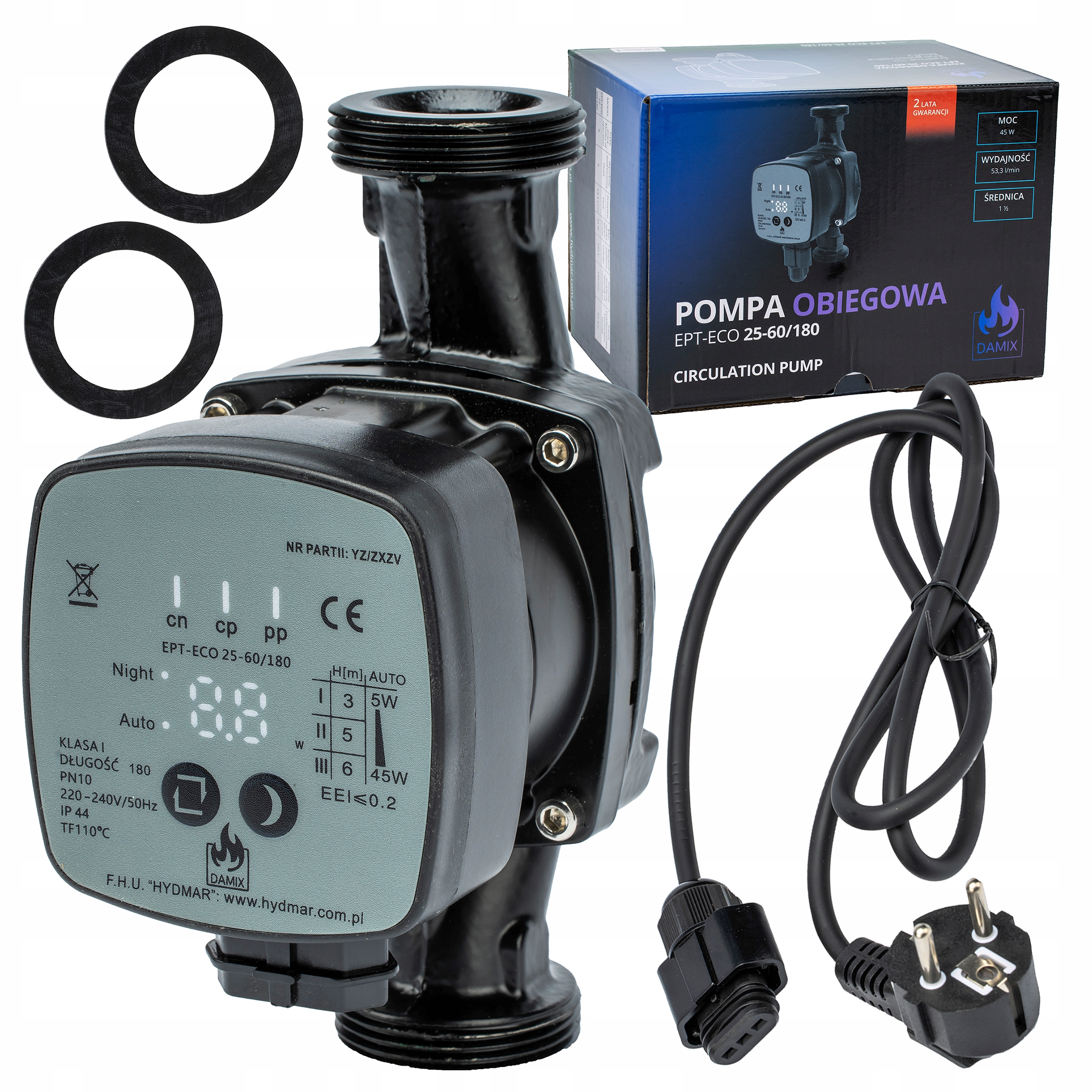 Energeticky Úsporné Oběhové Čerpadlo Cirkulující Vodu 25-60/180 Elektronické