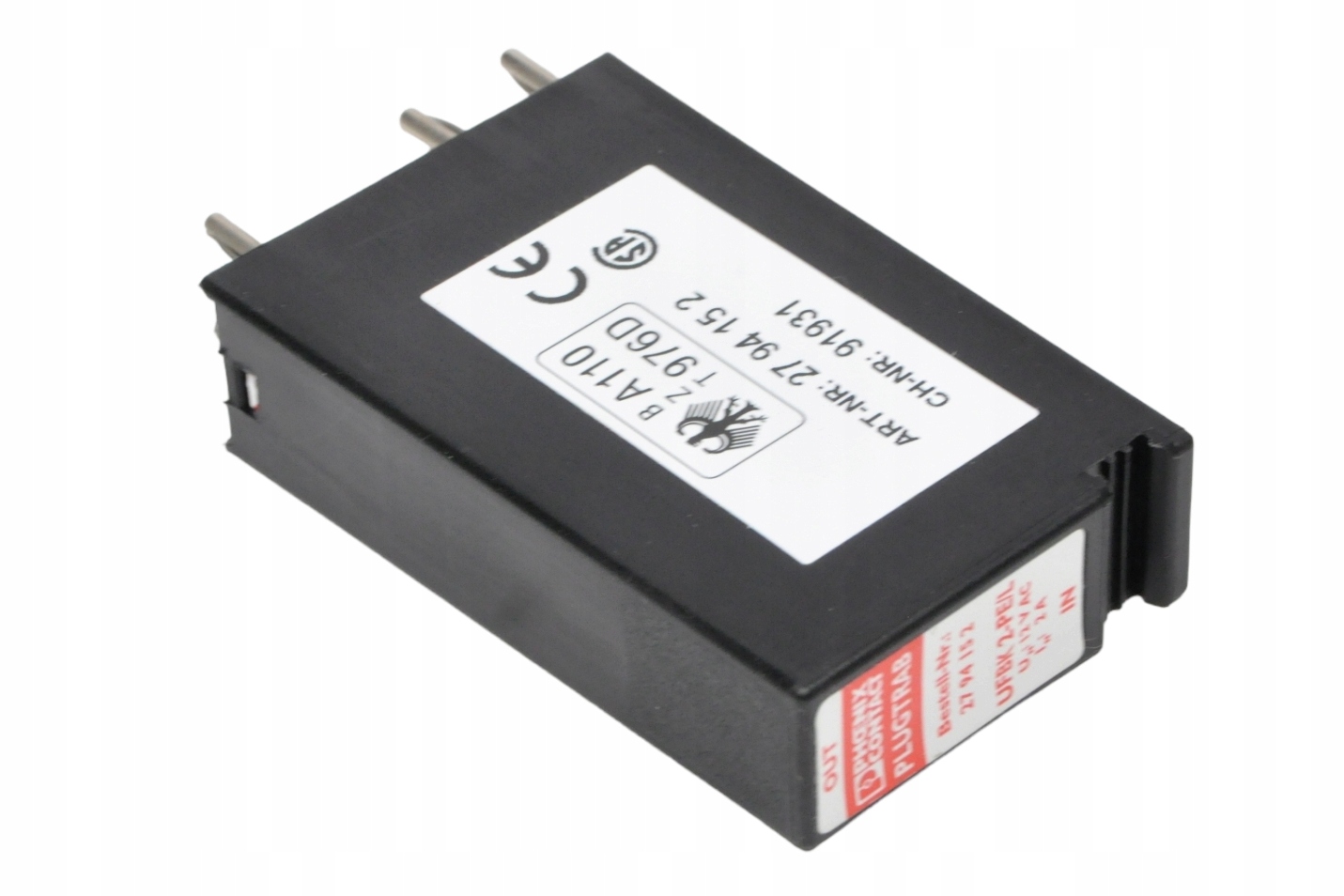 Phoenix Plugtrab ochranný konektor Ufbk 2-PE/L, 2794152