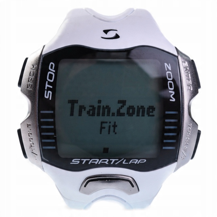 Sigma RC Move Heart Rate Monitor White Basic Functions current heart rate exceeding the target Heart rate Zone warning pedometer calories counter maximum Heart rate / lap Display illumination average Heart rate / lap stopwatch