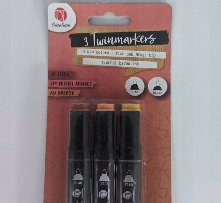 PISAKI ALKOHOLOWE TWINMARKERS 3 PODWÓJNE 20 217 Marka DecoTime