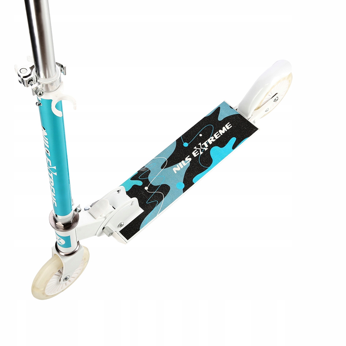 HULAJNOGA DLA DZIECI SKŁADANA KÓŁKA LEDOWE 120mm ABEC-5 REGULOWANA NILS LED Marka Nils Extreme