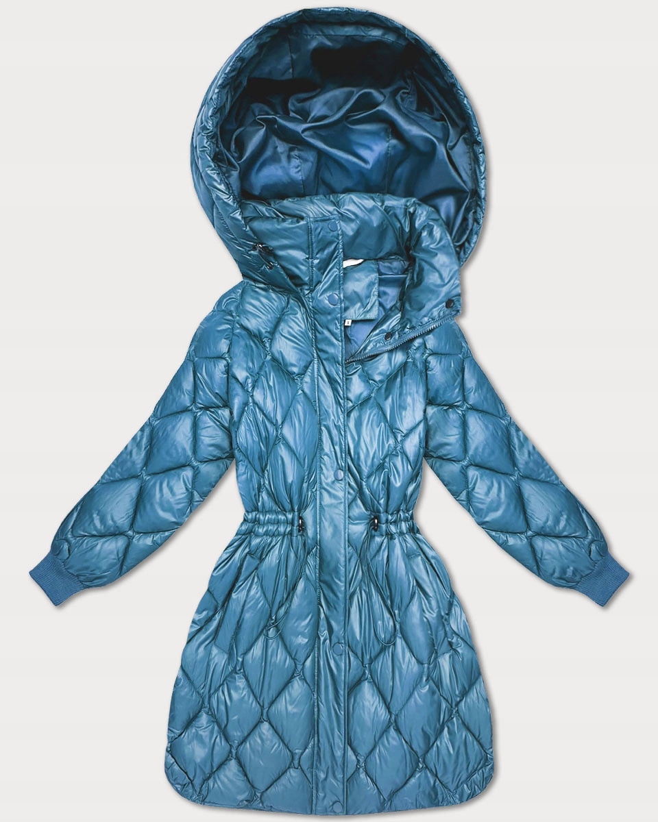 Volná Bunda S Širokými Rukávy 6518 Obloha XXL (44)